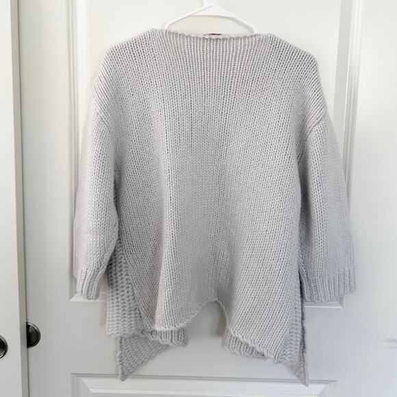 Sundance Alpaca Wool Blend Chunky Knit Open Cardigan Large - Picture 2 of 4